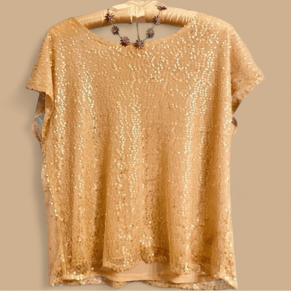 Sequin in dreamy vanilla, L, double layered, soft interior, simply beautiful